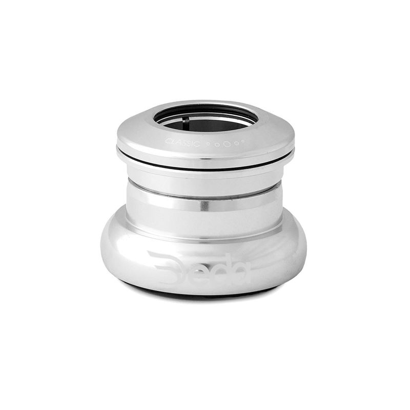 Deda Elementi CLASSIC 1 Headset, Upper Semi-Int 1"1/8, Lower External Cup 1.5", Silver