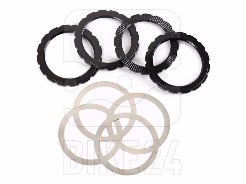 Campagnolo lockring+washer AFS disc - black (4 pcs)