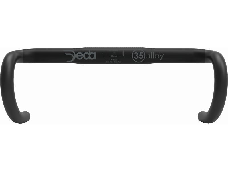 Deda Elementi M35 RHM ALLOY  handlebar, 46 cm, Alloy 7050, POB finish, w/D