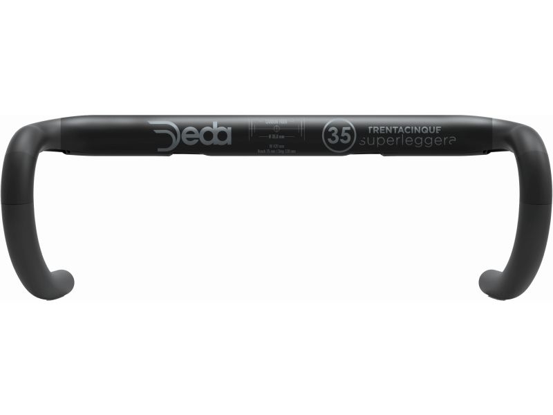 Deda Elementi SUPERLEGGERA 35 carbon UD, handlebar 44 cm, POB finish, w/Di