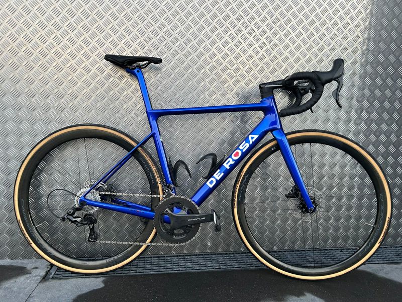 De Rosa MERAK DB - 50 (M) - BLU UGO - Chorus 12s / Shamal Carbon - DEMO FIETS