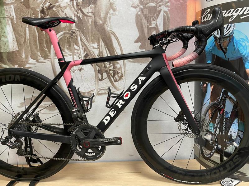 De Rosa PROTOS DISC XXS/45cm - Custom Pink -  H11 Super Record EPS - Pre Owned 2019