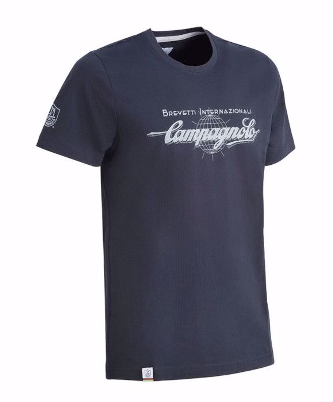 Campagnolo T-shirt blue man "BREV. INTERN." - Size XL