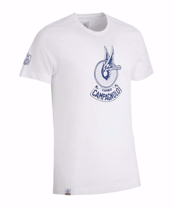 Campagnolo T-shirt white man "WINGED WHEEL" - Size S