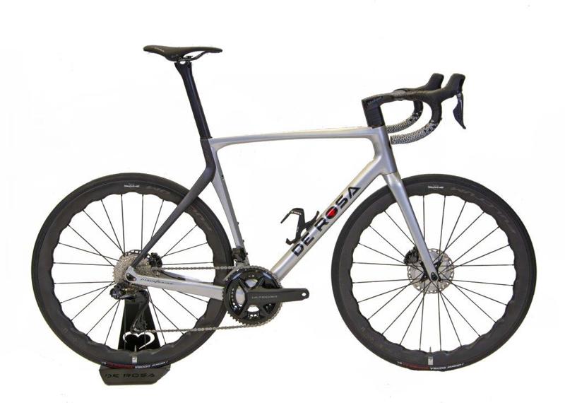 De Rosa 70 SETTANTA - XL/54,5cm - Silver Gloss - Ultegra Di2 8170 / Fulcrum SHARQ