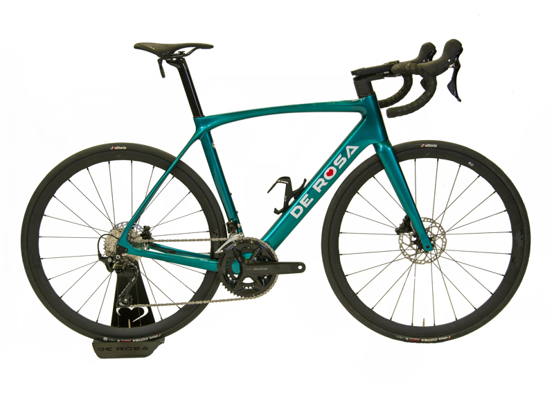 De Rosa IDOL - L/51,1cm - VERDE SARDEGNA - 105 mech 12s / Racing 4 DB - EX SHOWROOM