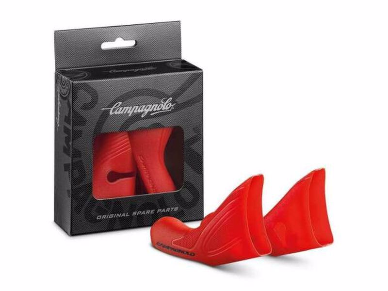 Campagnolo EC-SR600R -  right  + left RED EP rubber hoods