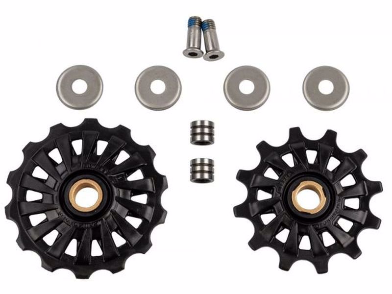 Campagnolo set of 13s derailleur pulleys (6,7 mm) + screws