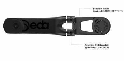 Deda Elementi SUPERBOX COMPUTER MOUNT, Nylon, BLACK, for GARMIN, WAHOO, BR