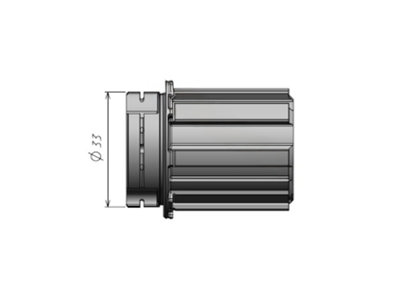 Campagnolo XDR alu FW body - d.33 mm pawls-USB