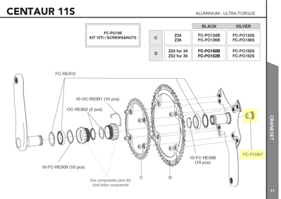 Campagnolo crankset fixing bolt