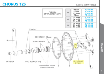 Campagnolo FC-RE008 - spring clip - LOS