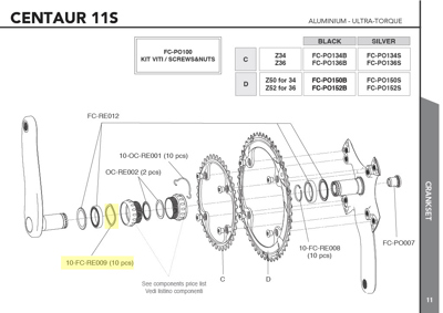 Campagnolo FC-RE009 - crinkle thrust washer (LOS)