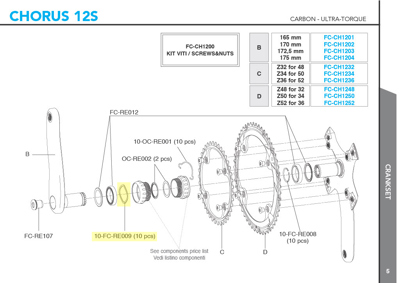 Campagnolo crinkle thrust washer (10 pcs)