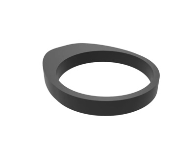 VINCI SPACER for topcap, 5mm, nylon, black