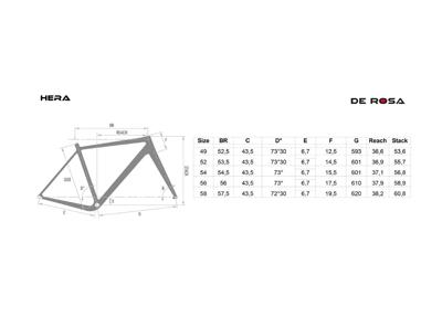 De Rosa HERA Gravel - frameset