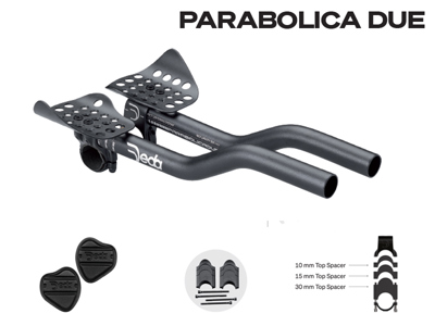 PARABOLICA 2 ALTA, S-bend extensions, 285mm, for 31,7mm, AL6