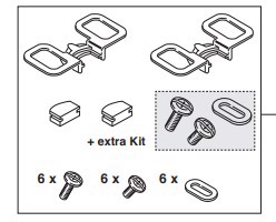 PD-RE200 - set of pedal engaging hooks