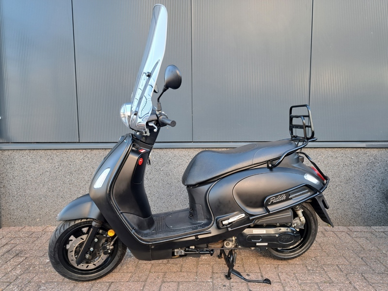 SYM Fiddle IV mat-zwart 45  km/h