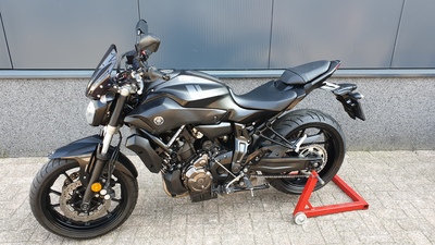 VERKOCHT ....Yamaha MT-07 zwart  ABS 2017 (a2 / 35kw geschikt)