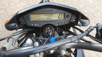 VERKOCHT ....Kawasaki D-tracker 125 cc 2010