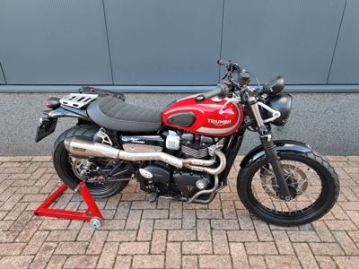 VERKOCHT .....Triumph Street Scrambler 900