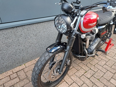 VERKOCHT .....Triumph Street Scrambler 900