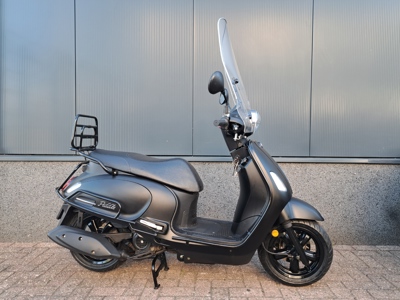 SYM Fiddle IV mat-zwart 45  km/h