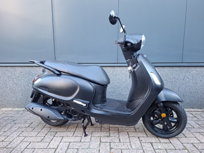 SYM Fiddle IV mat-zwart 25 km/h