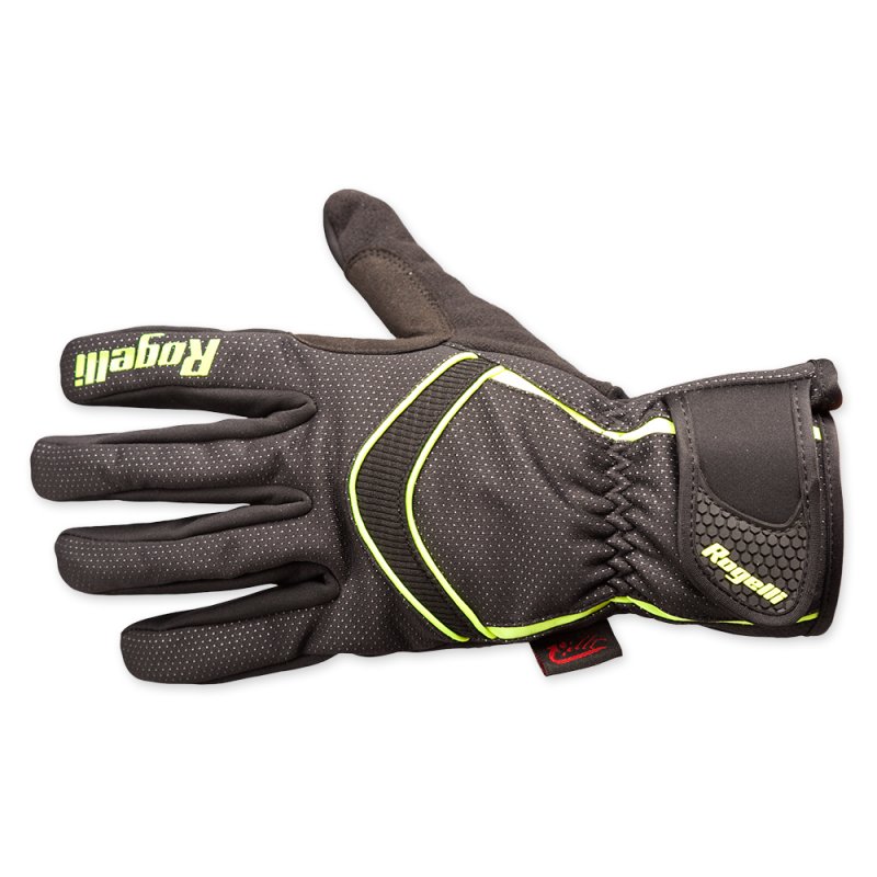 Rogelli Winter gloves Whitby black yellow handschoen