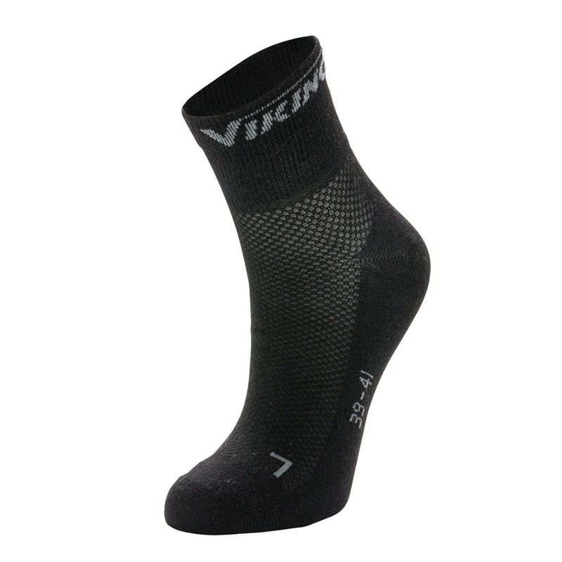 Viking Chaussettes Coolmax extra fines noir (2 paires)