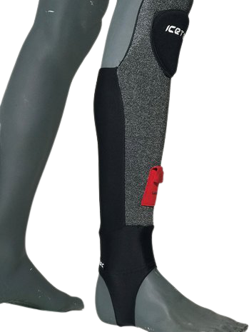 Icetec cut-resistant shin and ankle protection in the shoe (2in1)