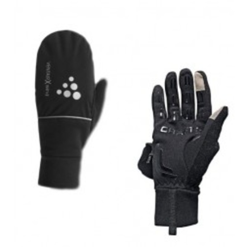 Craft Hybrid weather gloves Black