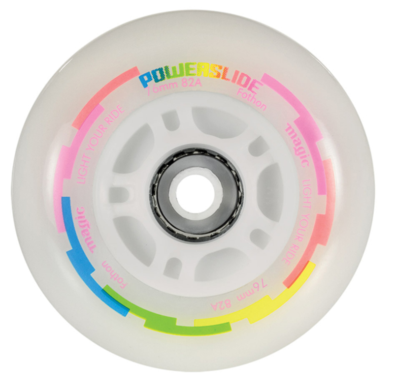 Powerslide Fothon glow in the dark wheels 76mm 4-pack