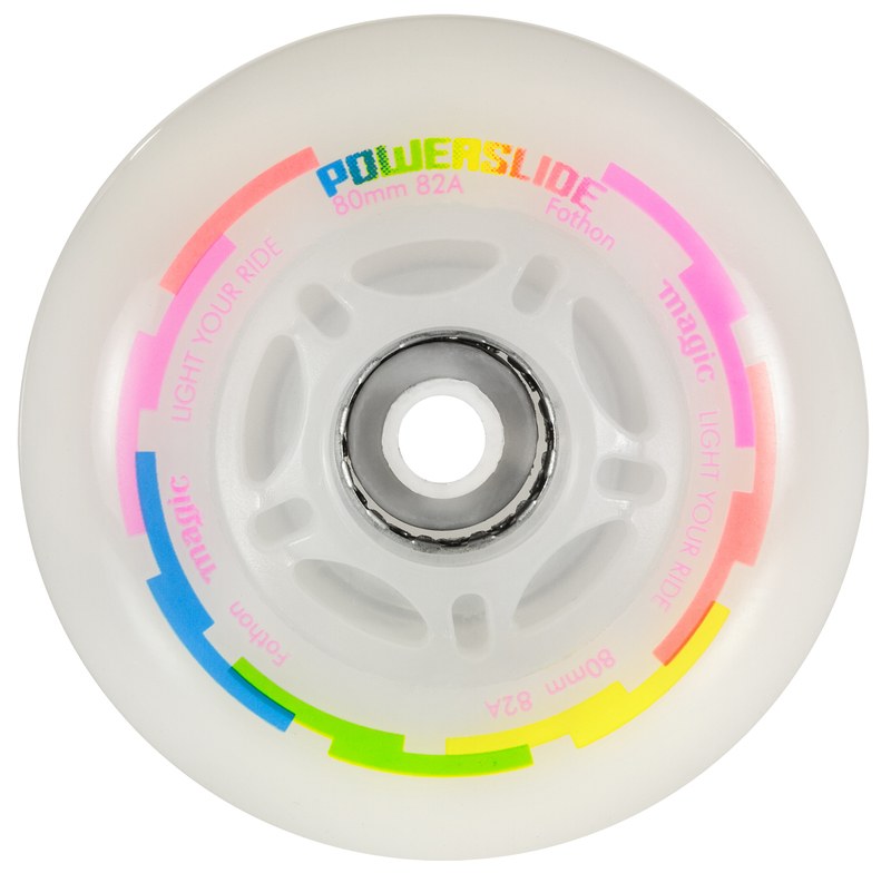 Powerslide Fothon glow in the dark wheels 80mm 4-pack