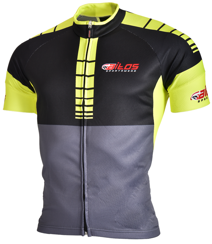 Aitos Time-out wielershirt km Yellow/Black