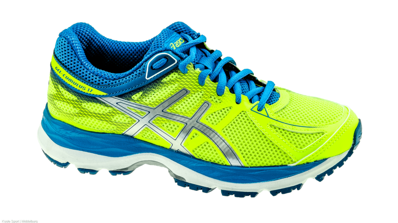 Asics Cumulus 17 GS flash yellow/silver/electric blue