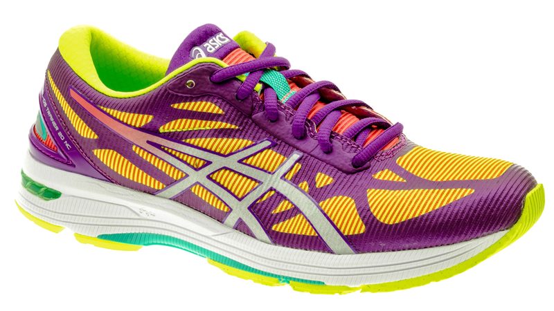 Asics DS Trainer 20 NC flash-yellow/silver/purple
