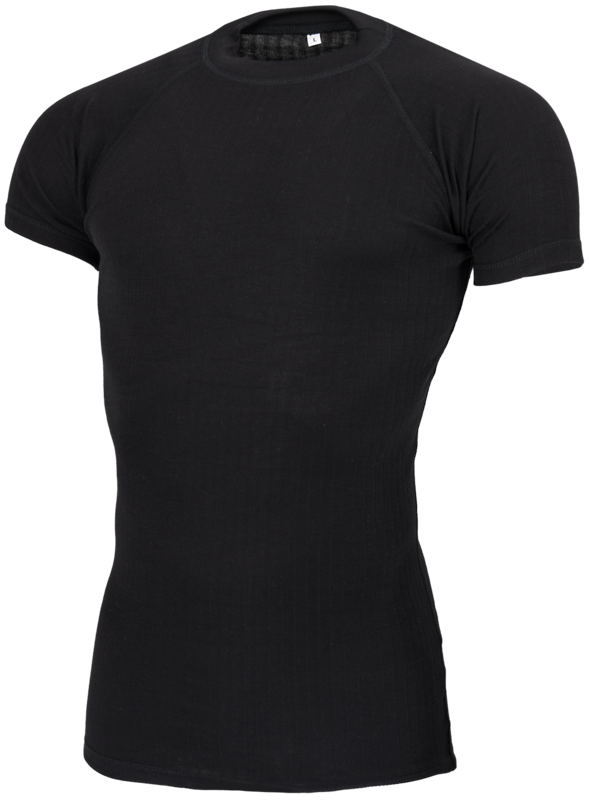 Avento Base Layer  Black short sleeve crew neck shirt - Man