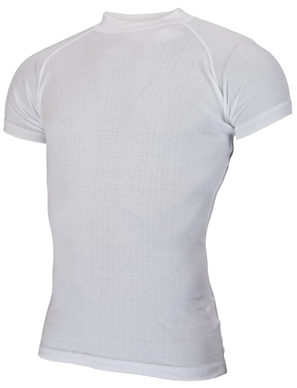 Avento Base Layer White short sleeve crew neck shirt - Man