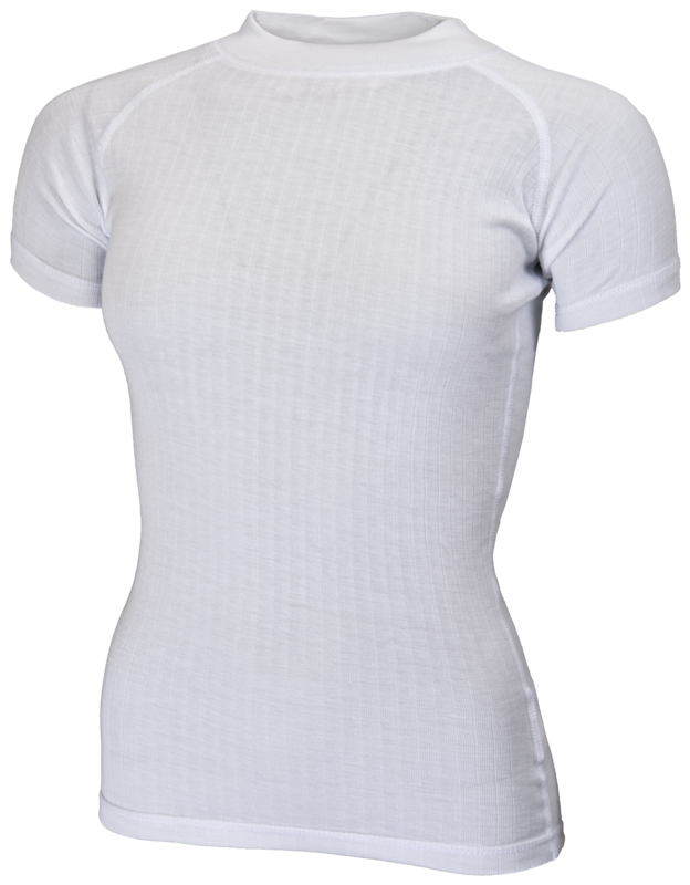 voorraad Buskruit Traditie Avento Thermoshirt Dames Wit (korte mouw) 720 bestellen bij Koole Sport