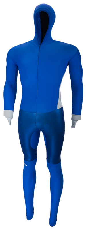 Hunter Speed ​​suit with rubber navy blue/silver