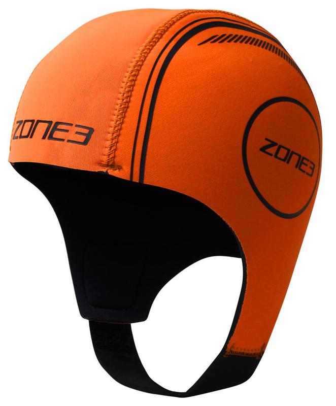 Zone3 Neoprene Swim Cap Orange