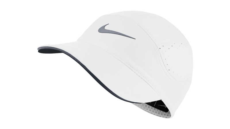 Nike Women's Dri-Fit AeroBill running cap [white/cool grey]