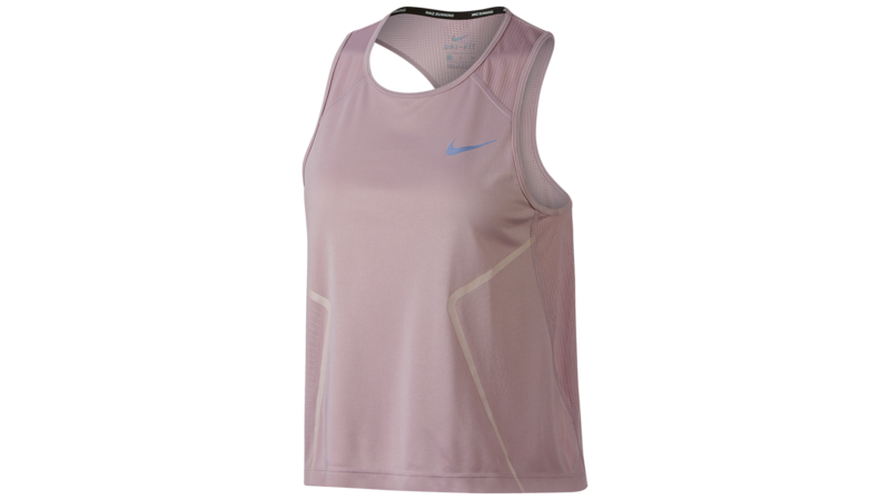 Nike Women's Dry Miler running tanktop [barely rose]