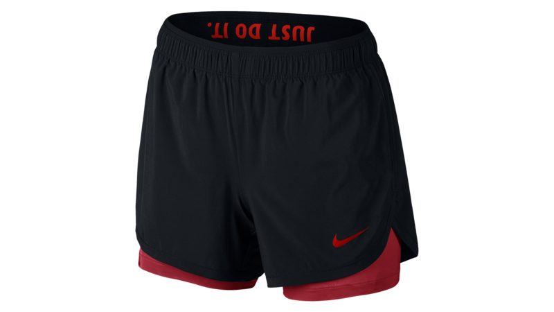 Nike Flex 2 in 1 short black/red