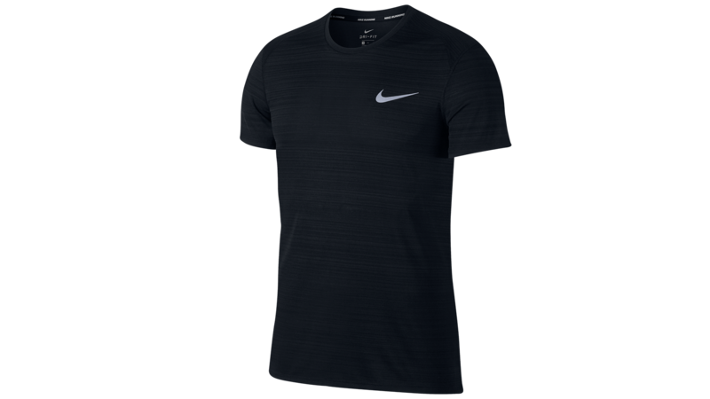 Nike Nike Running Miler Running shirt black-texture bestellen bij