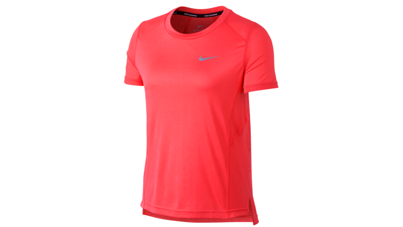 Nike Women's Miler short sleeve running top [sea coral]