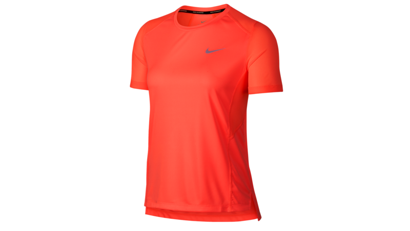 Nike Women's Miler short sleeve running top [crimson pulse]