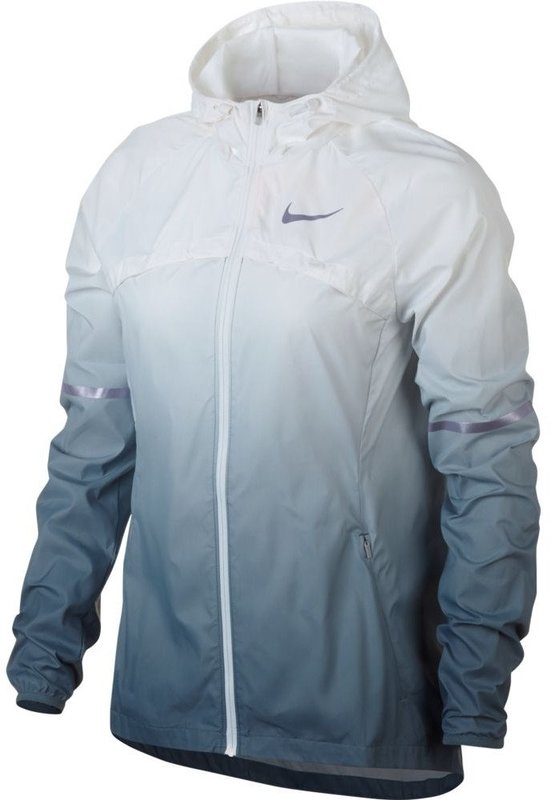 Nike Women's Shield Jacket Ice Blue Snow White